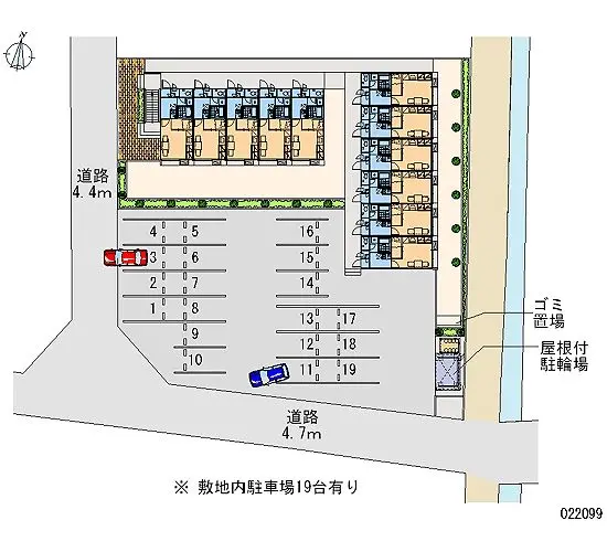 越前市稲寄町 月極駐車場